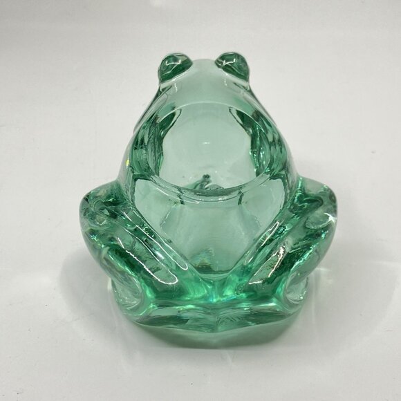 Vintage Indiana Glass Frog Votive Candle Holder - Picture 3 of 10